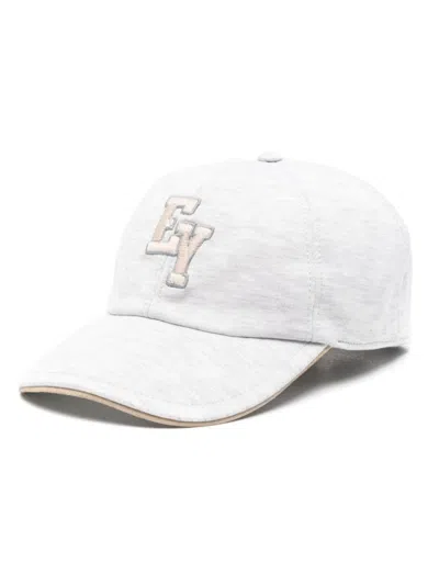 Eleventy Cotton Cap In Grau