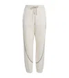 Eleventy Cotton-cashmere Trousers In Neutral
