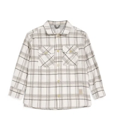 Eleventy Kids' Cotton Check Shirt (2-16 Years) In Multi