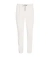 Eleventy Straight-leg Pleated Cotton-blend Twill Trousers In Neutral