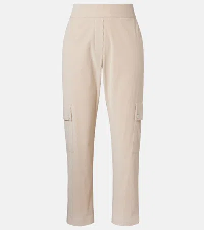 Eleventy Cotton Corduroy Tapered Pants In Neutral