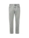 Eleventy Five Pocket Wrangler Jeans In Gray