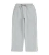 Eleventy Cotton Drawstring Sweatpants In Gray