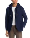 Eleventy Single Breasted Jacket In Blue