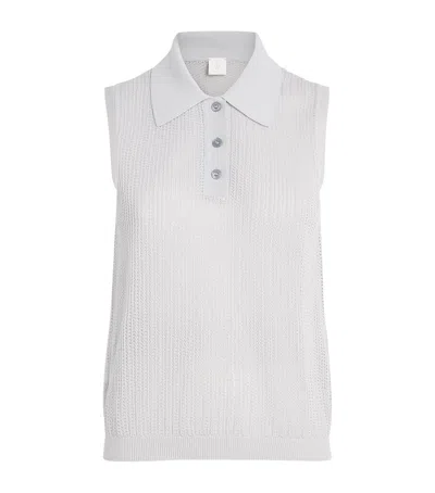 Eleventy Cotton Knitted Polo Shirt In Multi