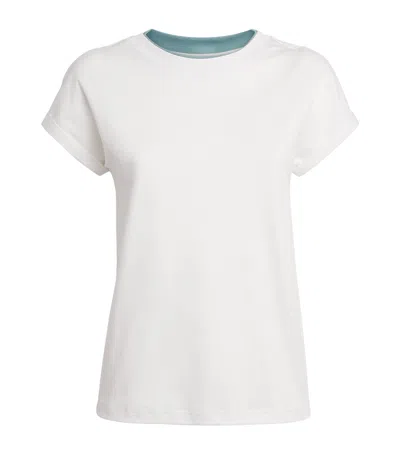 Eleventy Cotton Layered T-shirt In White