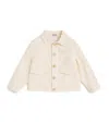 Eleventy Cotton-linen Button-up Shacket In Neutral