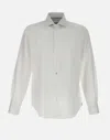 Eleventy Dandy Cotton Shirt Long Sleeve In White