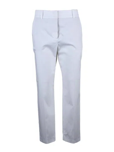 Eleventy Cotton Lyocell Elastane Pants - White
