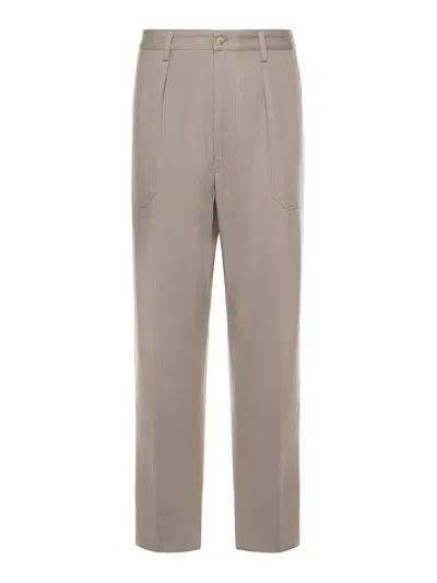 Eleventy Cotton Pants In Neutral