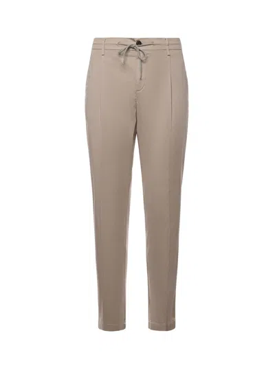 Eleventy Cotton Pants In Neutral
