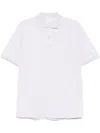 Eleventy Light Grey Cotton Polo Shirt In Grey