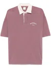 Eleventy Cotton Polo Shirt In Purple