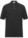 Eleventy Cotton Polo Shirt In Schwarz