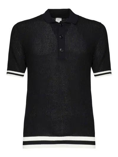 Eleventy Cotton Polo In White