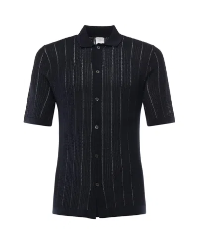 Eleventy Cotton Shirt-shirt In Blue