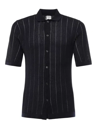 Eleventy Cotton Shirt-shirt In Blue