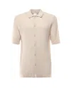 Eleventy Sand Cotton Regular Fit Shirt In Sand
