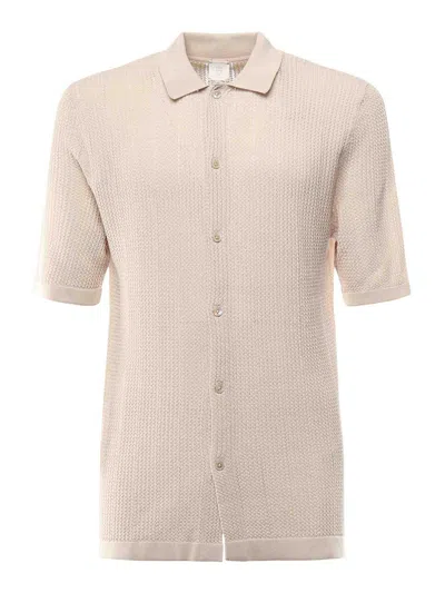 Eleventy Cotton Shirt-shirt In Sand