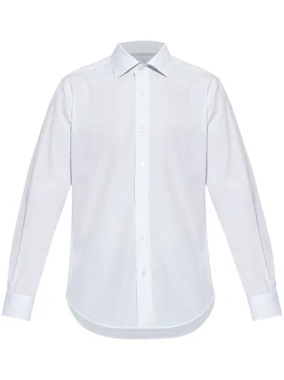 Eleventy Cotton Shirt In White