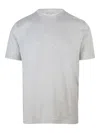 Eleventy Grey Crew Neck T-shirt In Gray