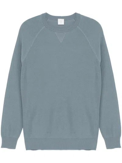 Eleventy Cotton Sweater In ブルー