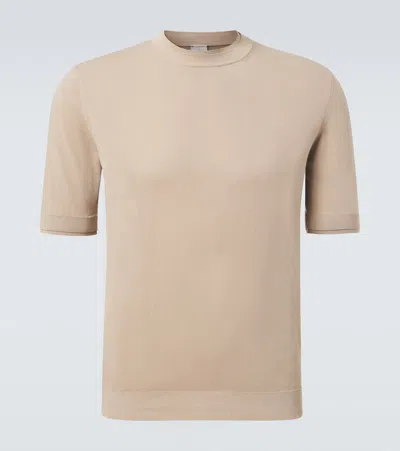 Eleventy Cotton Sweater In Brown
