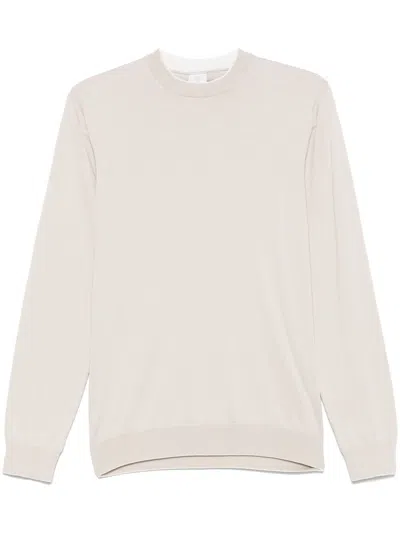 Eleventy Cotton Sweater In Neutrals