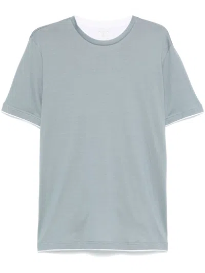 Eleventy Cotton T-shirt In Multicolour