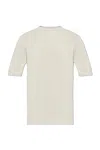 Eleventy Short-sleeved Sweater In Sand