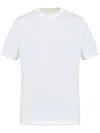 Eleventy Hem And Collar Contrast T-shirt In White