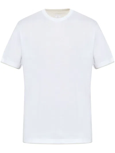 Eleventy Cotton T-shirt In White