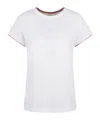 Eleventy Crew Neck Short-sleeved T-shirt In White