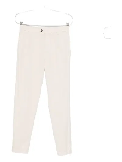 Eleventy Cotton Trousers In Gray