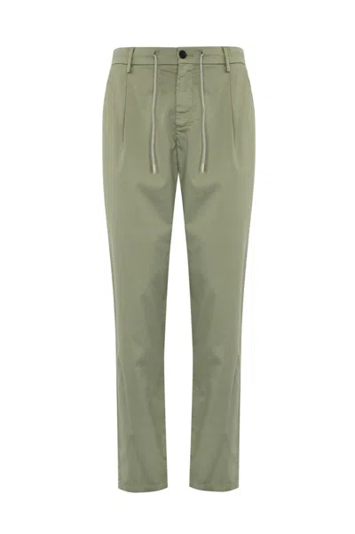 ELEVENTY COTTON TROUSERS WITH DRAWSTRING