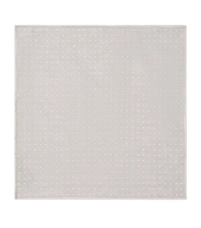 Eleventy Cotton-wool Printed Pocket Square In Pink