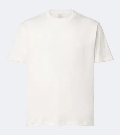 Eleventy Cotton-blend Jersey T-shirt In Bianco