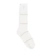 Eleventy Cotton-blend Stripe Socks In Multi