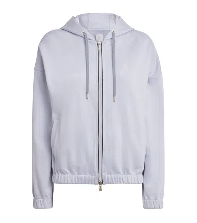 Eleventy Cotton-blend Zip-up Hoodie In Multi