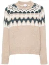 Eleventy Cozy Knit Sweater With Unique Pattern In Metallic