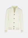 Eleventy Cream Cotton Cardigan