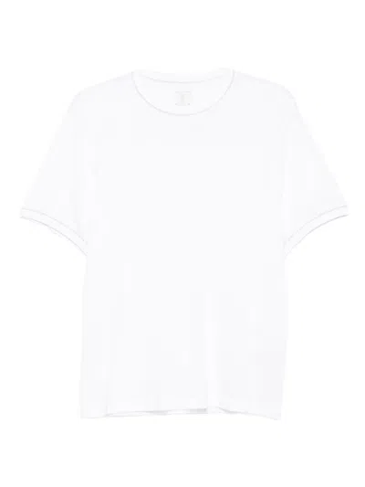 Eleventy Crew-neck Cotton T-shirt In Pattern