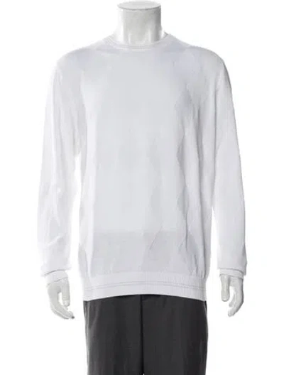 Pre-owned Eleventy Crew Neck Long Sleeve Pullover In Gray