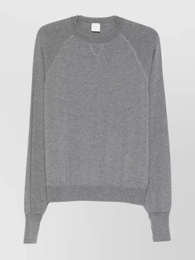 ELEVENTY CREW NECK RAGLAN SLEEVE SWEATER