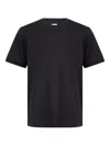 Eleventy Crew Neck Plain Design Short Sleeves In Black
