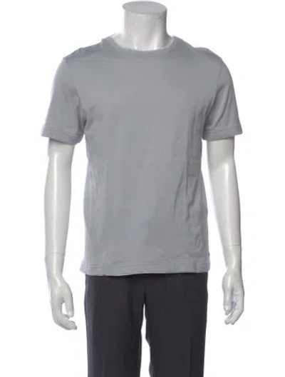 Pre-owned Eleventy Crew Neck Short Sleeve T-shirt In Gray