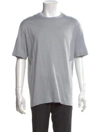Pre-owned Eleventy Crew Neck Short Sleeve T-shirt In Grey