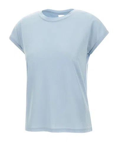 Eleventy Crew Neck Short-sleeved T-shirt In Blue