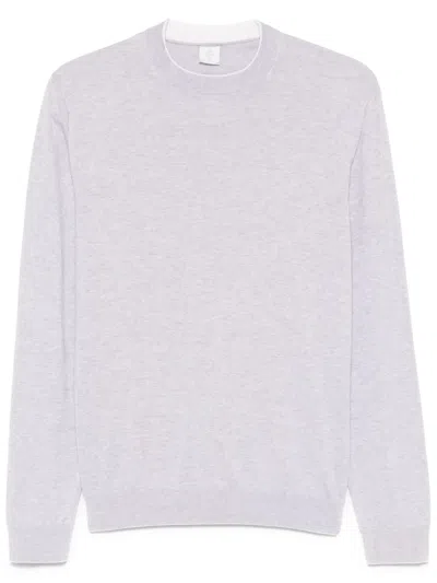 Eleventy Crew-neck Sweater In 灰色