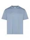 Eleventy Crew Neck T-shirt In Blue